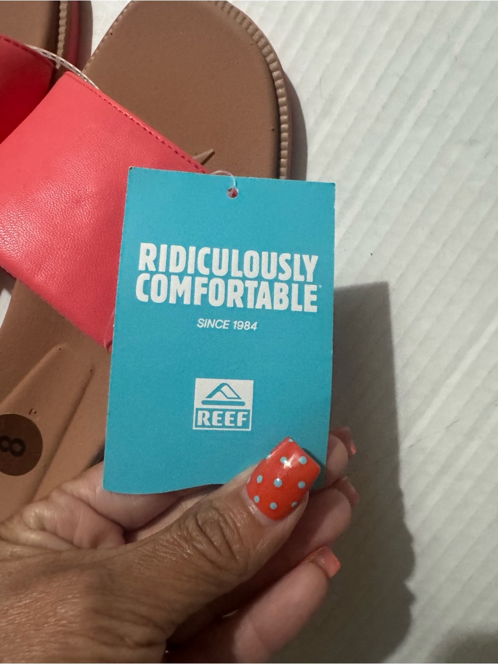 Reef cushion sunny slide sandals Size 8 BNWT - Picture 3 of 6